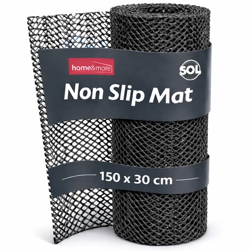 Schwarze antirutschmatte rolle - schwarze,